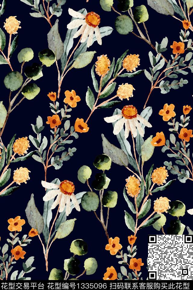女装花卉小碎花数码印花华亿平台下载（图片编号: 1335096） - 瓦栏（Walan）