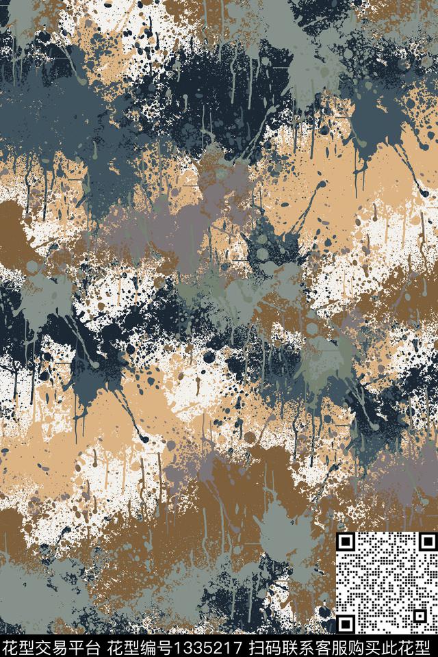 抽象男装家居服户外传统印花华亿平台下载（图片编号: 1335217） - 瓦栏（Walan）