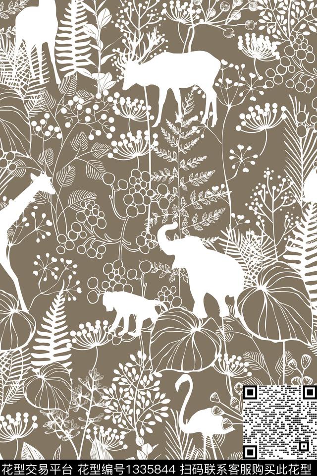 签字笔床品动物传统印花华亿平台下载（图片编号: 1335844） - 瓦栏（Walan）