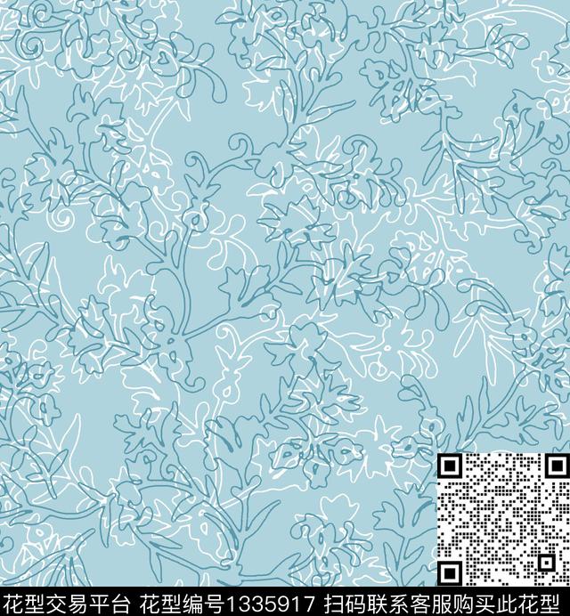 几何女装抽象传统印花华亿平台下载（图片编号: 1335917） - 瓦栏（Walan）