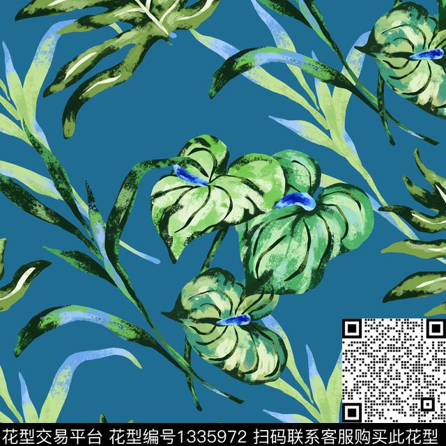 女装花卉大牌风传统印花华亿平台下载（图片编号: 1335972） - 瓦栏（Walan）