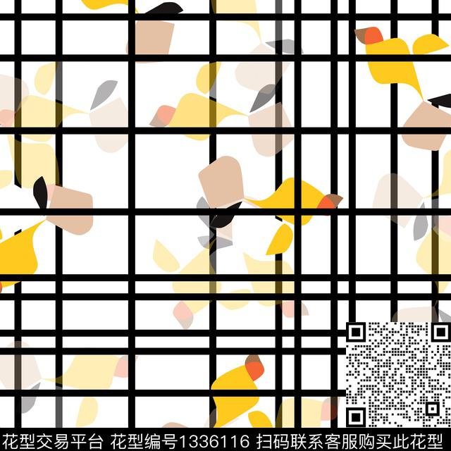 几何潮牌大牌风传统印花华亿平台下载（图片编号: 1336116） - 瓦栏（Walan）