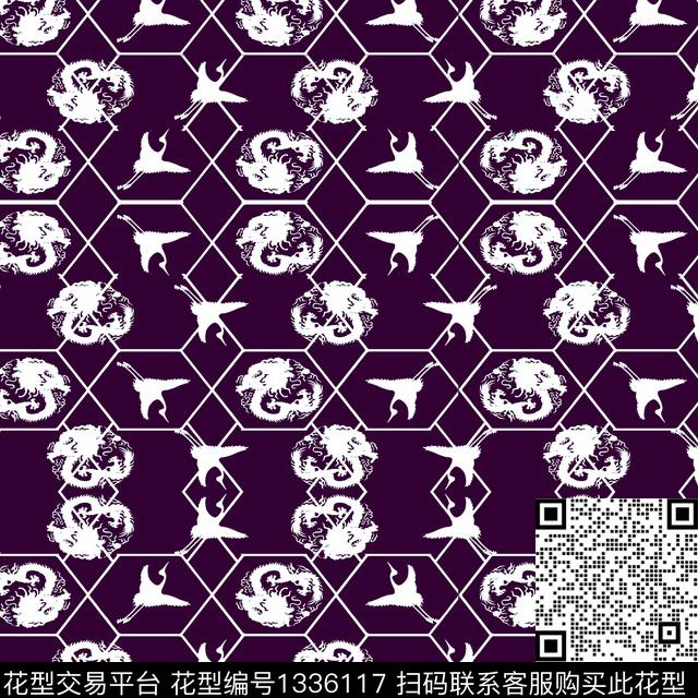 潮牌大牌风素雅传统印花华亿平台下载（图片编号: 1336117） - 瓦栏（Walan）