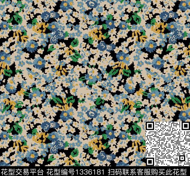 潮牌大牌风抽象传统印花华亿平台下载（图片编号: 1336181） - 瓦栏（Walan）
