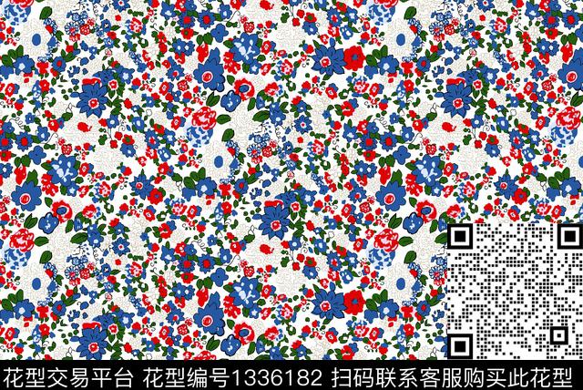 潮牌大牌风抽象传统印花华亿平台下载（图片编号: 1336182） - 瓦栏（Walan）