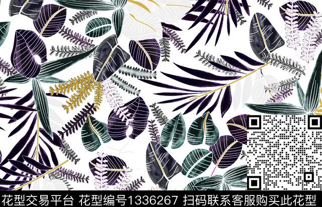 数码华亿平台女装花卉数码印花华亿平台下载（图片编号: 1336267） - 瓦栏（Walan）