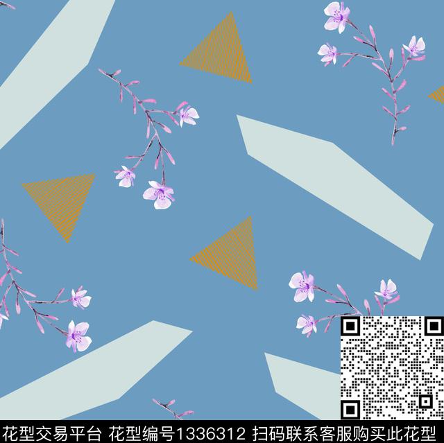 数码华亿平台鲜花花卉数码印花华亿平台下载（图片编号: 1336312） - 瓦栏（Walan）