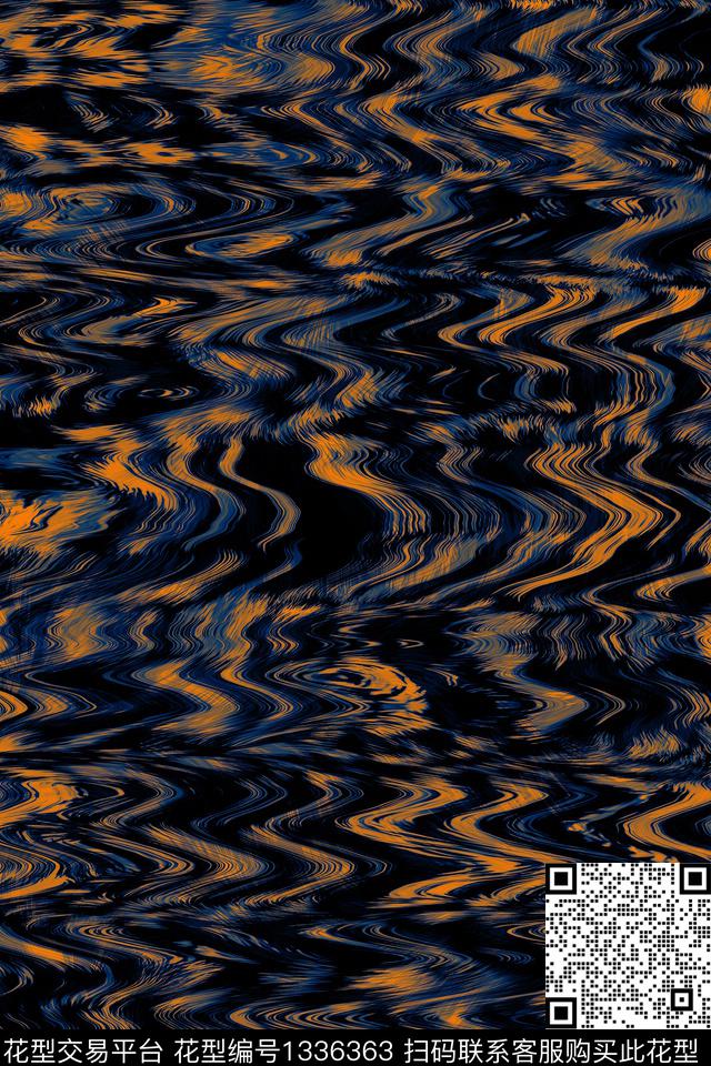 涂鸦时尚纹理数码印花华亿平台下载（图片编号: 1336363） - 瓦栏（Walan）