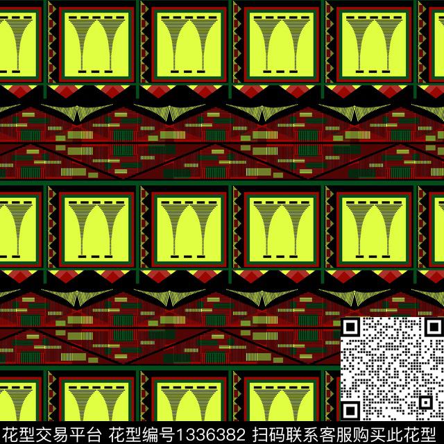 纸印花几何抽象男装传统印花华亿平台下载（图片编号: 1336382） - 瓦栏（Walan）
