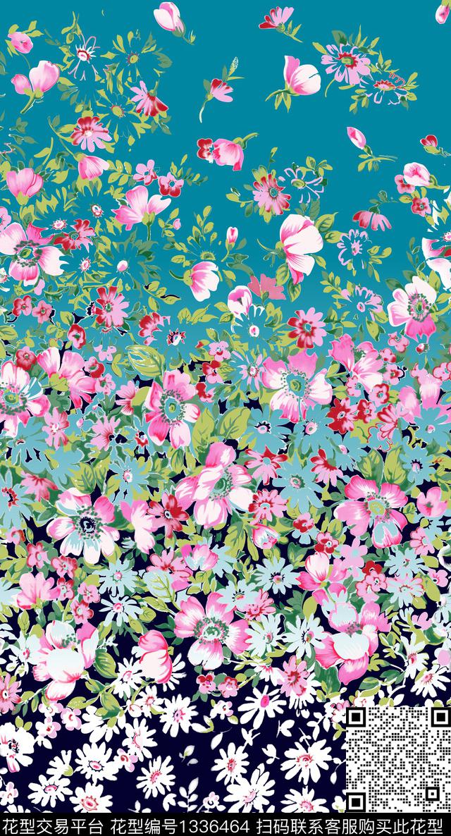 定位花花卉潮牌数码印花华亿平台下载（图片编号: 1336464） - 瓦栏（Walan）