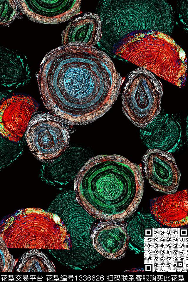 几何定位几何秋冬华亿平台数码印花华亿平台下载（图片编号: 1336626） - 瓦栏（Walan）