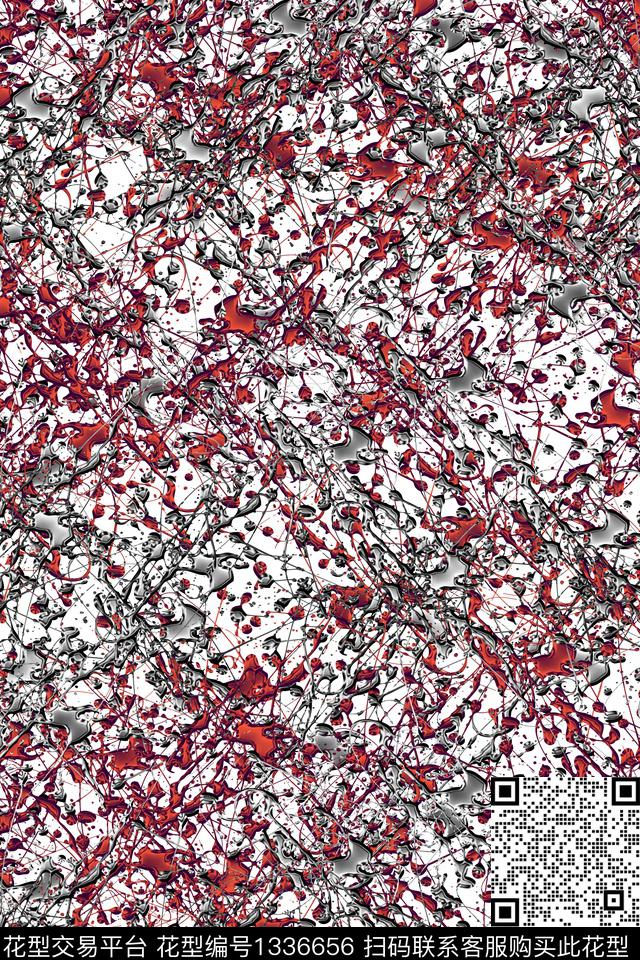 抽象男装家居服户外数码印花华亿平台下载（图片编号: 1336656） - 瓦栏（Walan）