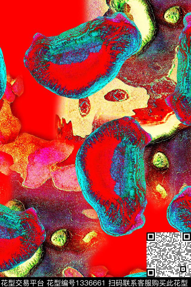 几何油画华亿平台秋冬华亿平台数码印花华亿平台下载（图片编号: 1336661） - 瓦栏（Walan）