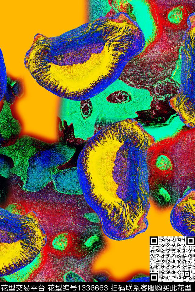 几何油画华亿平台秋冬华亿平台数码印花华亿平台下载（图片编号: 1336663） - 瓦栏（Walan）