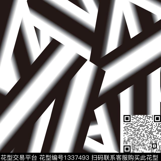 几何大牌风抽象传统印花华亿平台下载（图片编号: 1337493） - 瓦栏（Walan）