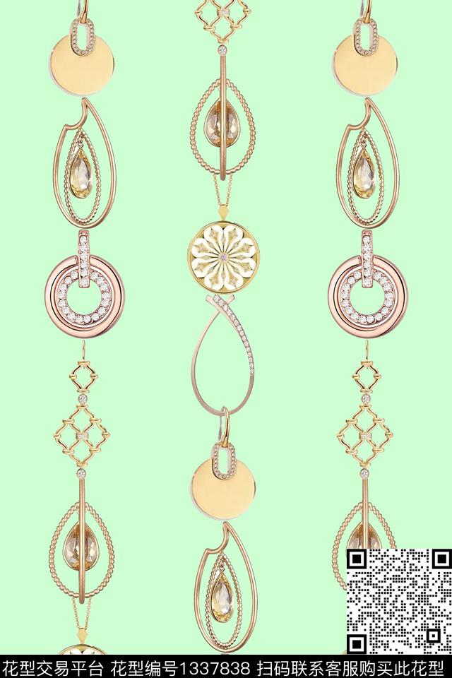 时尚复古大牌风数码印花华亿平台下载（图片编号: 1337838） - 瓦栏（Walan）