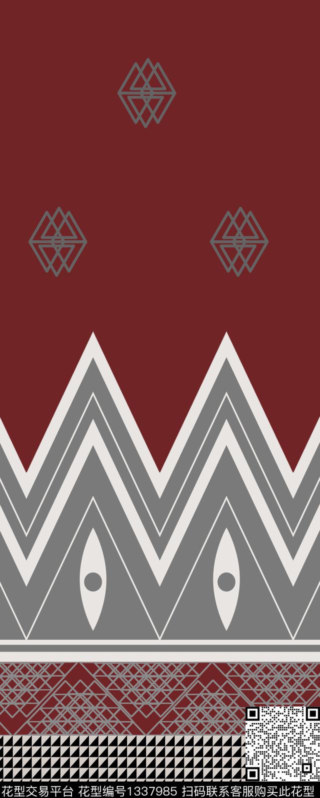 几何定位数码华亿平台几何数码印花华亿平台下载（图片编号: 1337985） - 瓦栏（Walan）