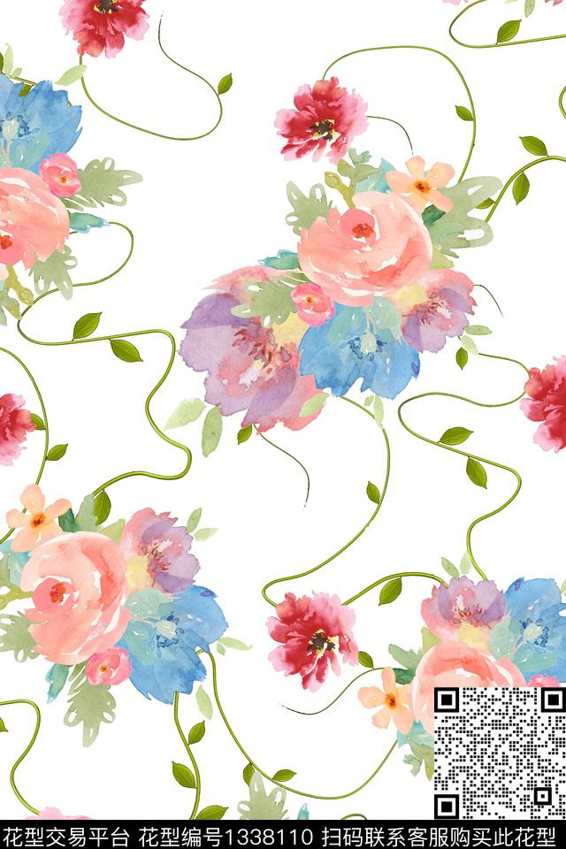 大牌风数码印花华亿平台下载（图片编号: 1338110） - 瓦栏（Walan）