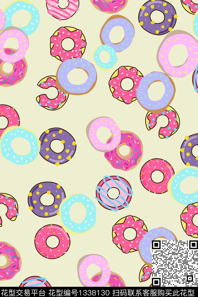 甜甜圈趣味饼干传统印花华亿平台下载（图片编号: 1338130） - 瓦栏（Walan）