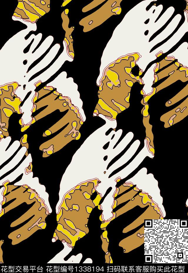 几何女装抽象传统印花华亿平台下载（图片编号: 1338194） - 瓦栏（Walan）