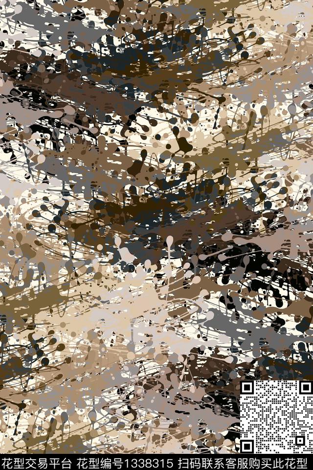 抽象男装家居服户外传统印花华亿平台下载（图片编号: 1338315） - 瓦栏（Walan）