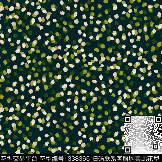 笔触大牌风手绘传统印花华亿平台下载（图片编号: 1338365） - 瓦栏（Walan）