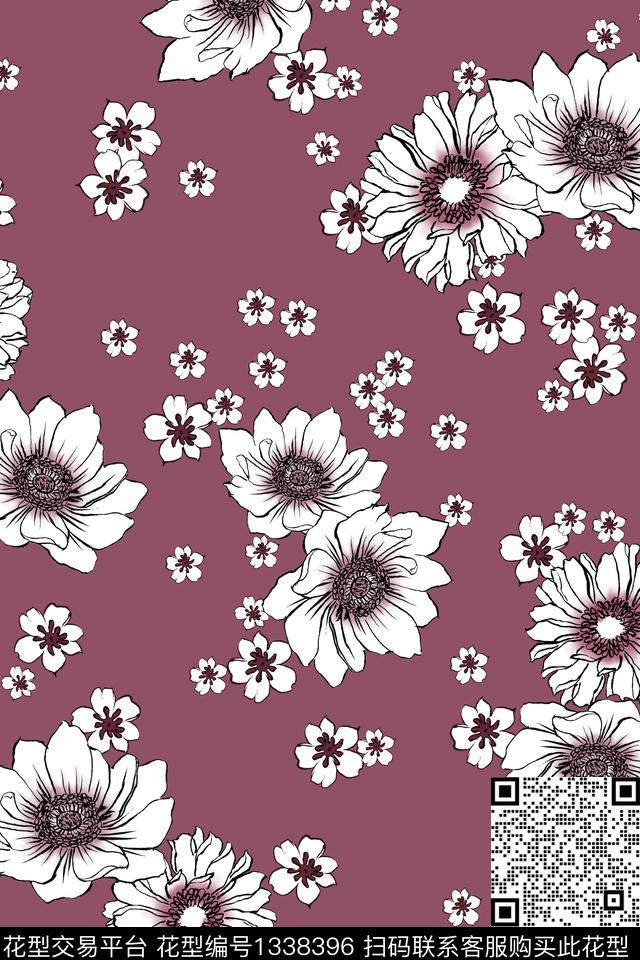 植物墙纸小碎花传统印花华亿平台下载（图片编号: 1338396） - 瓦栏（Walan）