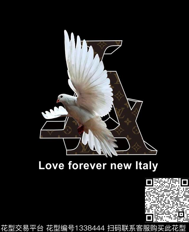鸟潮牌LV数码印花华亿平台下载（图片编号: 1338444） - 瓦栏（Walan）
