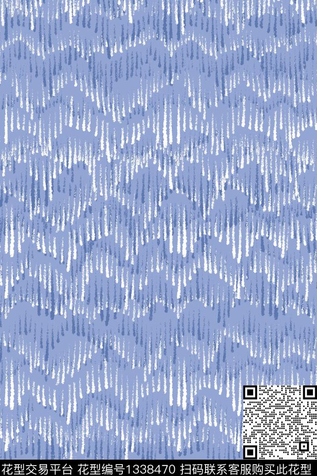 笔触纹理大牌风传统印花华亿平台下载（图片编号: 1338470） - 瓦栏（Walan）