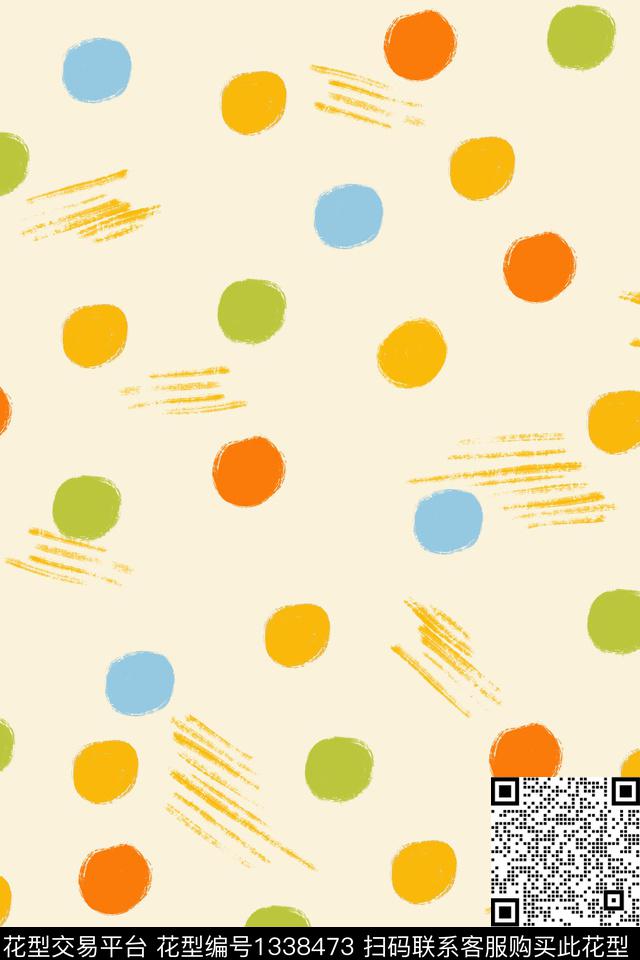 笔触纹理大牌风传统印花华亿平台下载（图片编号: 1338473） - 瓦栏（Walan）