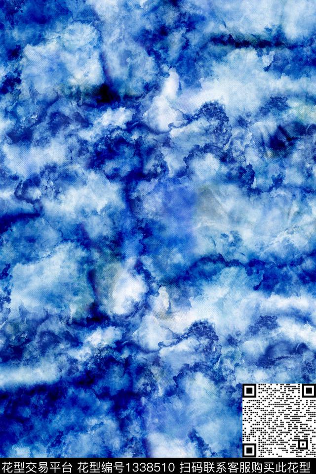 肌理扎染华亿平台男装数码印花华亿平台下载（图片编号: 1338510） - 瓦栏（Walan）