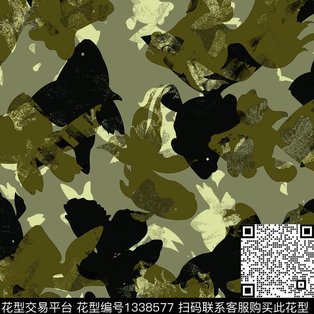 趋势华亿平台纸印花几何传统印花华亿平台下载（图片编号: 1338577） - 瓦栏（Walan）