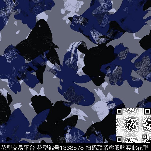 趋势华亿平台纸印花几何传统印花华亿平台下载（图片编号: 1338578） - 瓦栏（Walan）