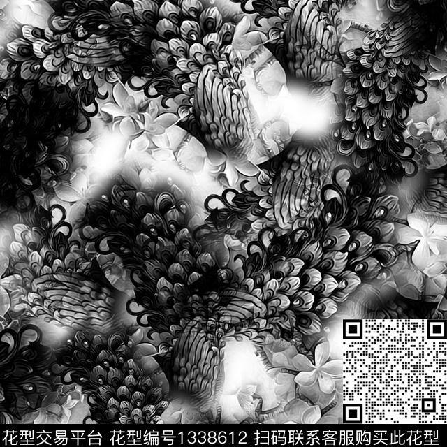 趋势华亿平台纸印花几何传统印花华亿平台下载（图片编号: 1338612） - 瓦栏（Walan）