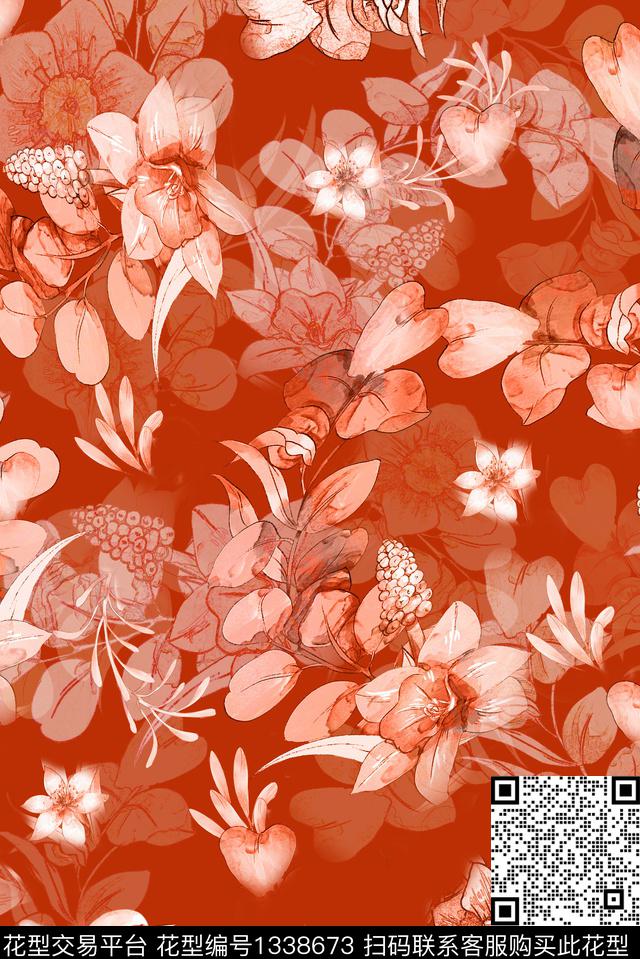 窗帘时尚女装数码印花华亿平台下载（图片编号: 1338673） - 瓦栏（Walan）