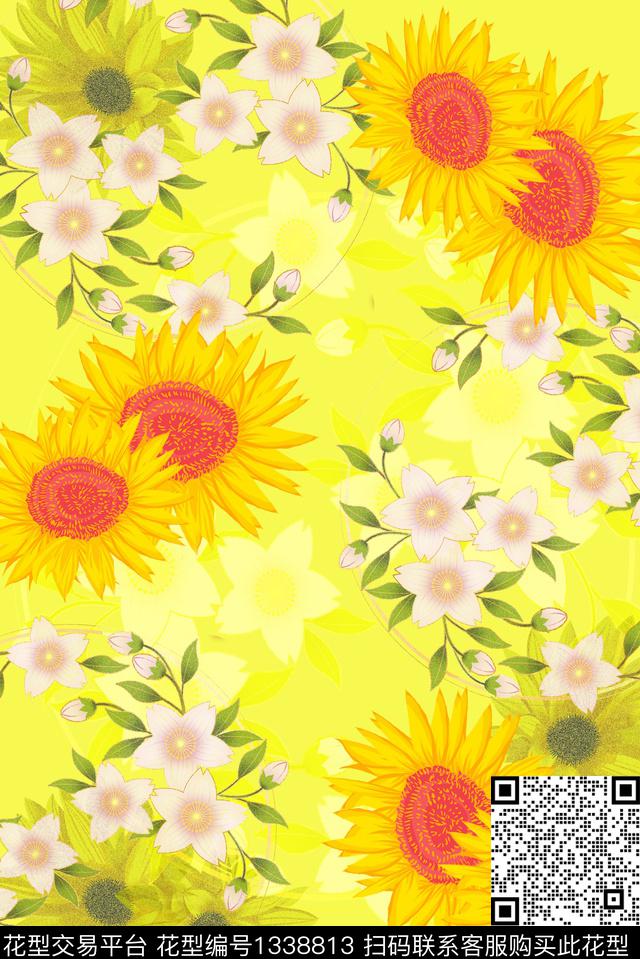 插画窗帘时尚数码印花华亿平台下载（图片编号: 1338813） - 瓦栏（Walan）