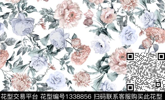 花卉春夏华亿平台热带华亿平台数码印花华亿平台下载（图片编号: 1338856） - 瓦栏（Walan）