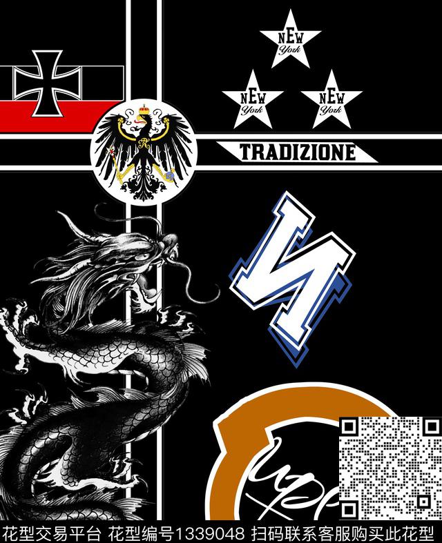 龙大牌风条纹数码印花华亿平台下载（图片编号: 1339048） - 瓦栏（Walan）