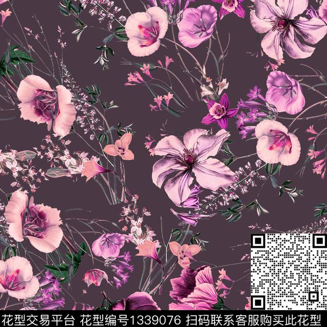 油画华亿平台潮牌大牌风数码印花华亿平台下载（图片编号: 1339076） - 瓦栏（Walan）