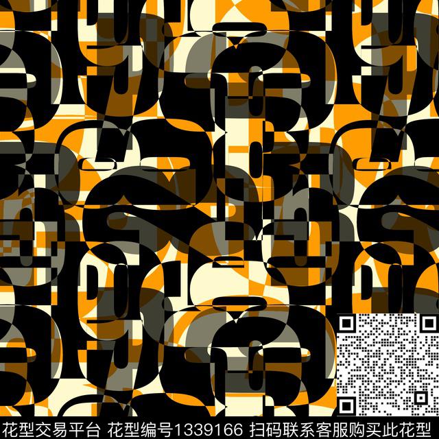 趋势华亿平台纸印花几何传统印花华亿平台下载（图片编号: 1339166） - 瓦栏（Walan）