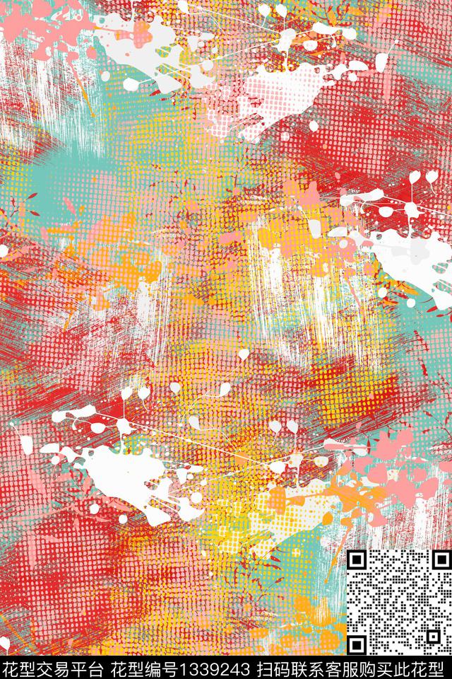 抽象男装家居服户外传统印花华亿平台下载（图片编号: 1339243） - 瓦栏（Walan）