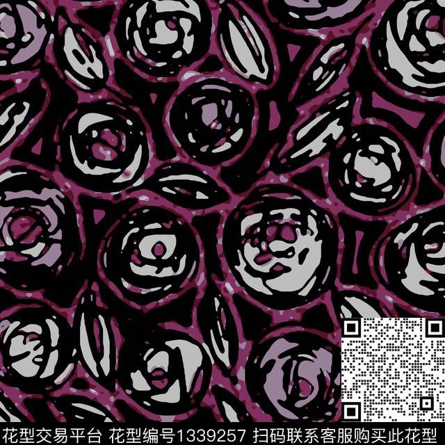 几何女装抽象传统印花华亿平台下载（图片编号: 1339257） - 瓦栏（Walan）