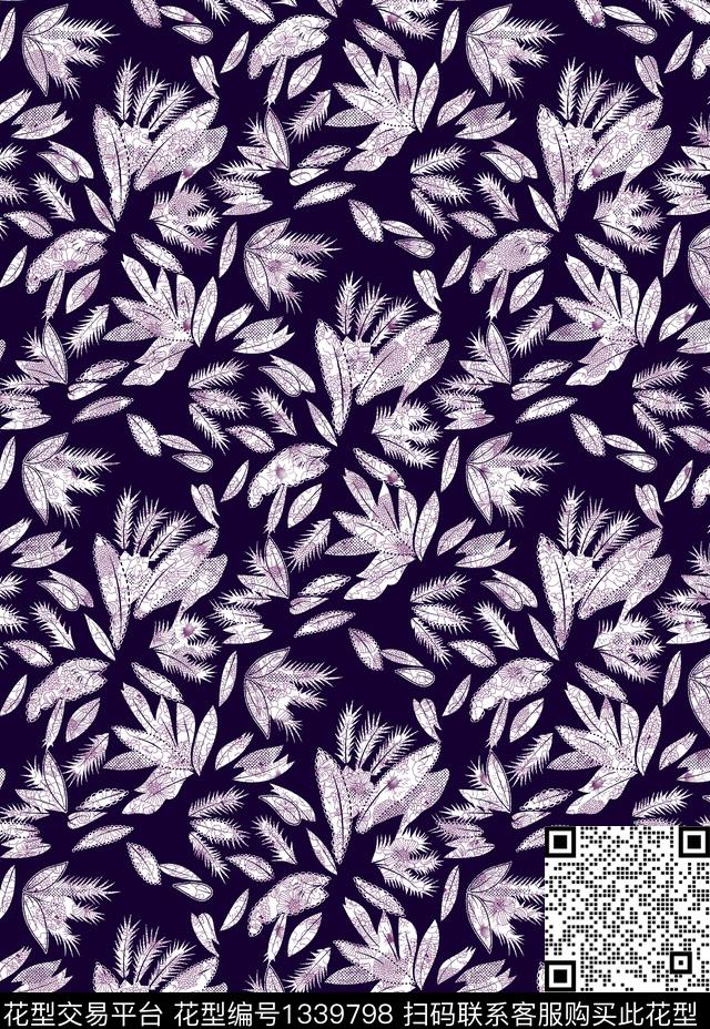 女装花卉大牌风传统印花华亿平台下载（图片编号: 1339798） - 瓦栏（Walan）