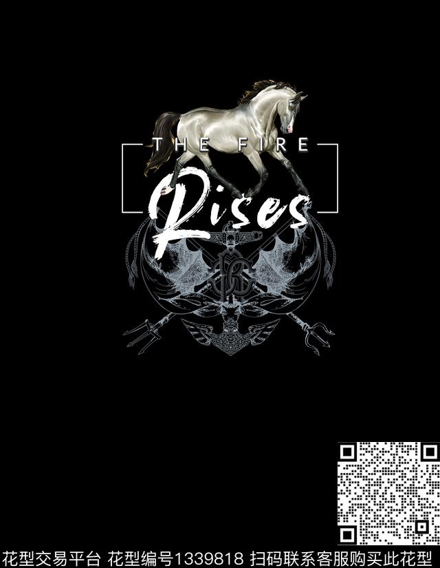 字母HERMES大牌风数码印花华亿平台下载（图片编号: 1339818） - 瓦栏（Walan）