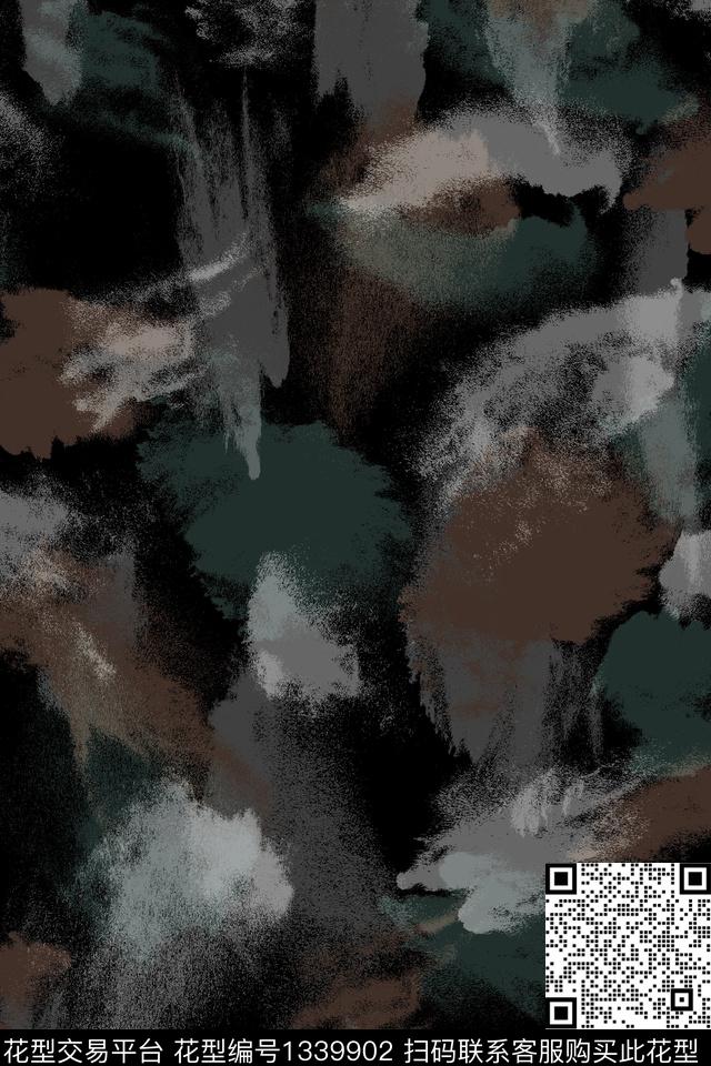 男装迷彩抽象传统印花华亿平台下载（图片编号: 1339902） - 瓦栏（Walan）