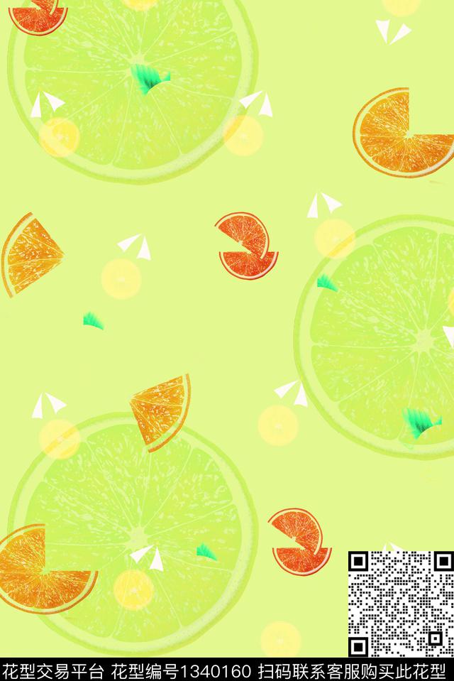 插画时尚窗帘数码印花华亿平台下载（图片编号: 1340160） - 瓦栏（Walan）