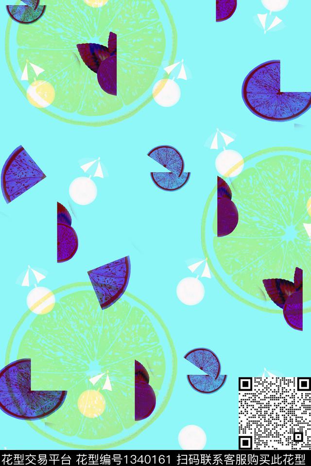 插画时尚窗帘数码印花华亿平台下载（图片编号: 1340161） - 瓦栏（Walan）