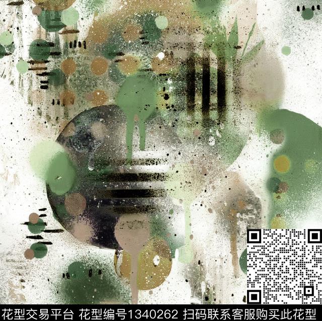 几何男装箭头抽象绘画数码印花华亿平台下载（图片编号: 1340262） - 瓦栏（Walan）