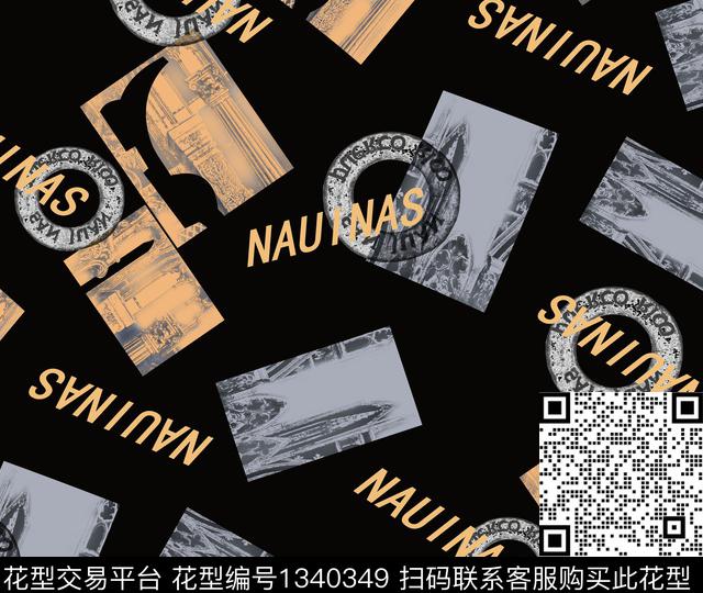 字母男装卫衣传统印花华亿平台下载（图片编号: 1340349） - 瓦栏（Walan）