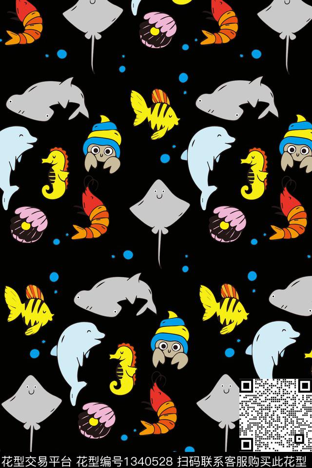 童装可爱卡通传统印花华亿平台下载（图片编号: 1340528） - 瓦栏（Walan）